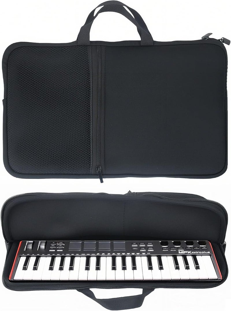 AF-WAN Neoprene Protective Sleeve Case for AKAI Professional MPK Mini MK3 / MPK Mini Play MK3 25 Key USB MIDI Keyboard Controller – Shockproof, Portable Carry Bag with Storage Pocket - Image 1