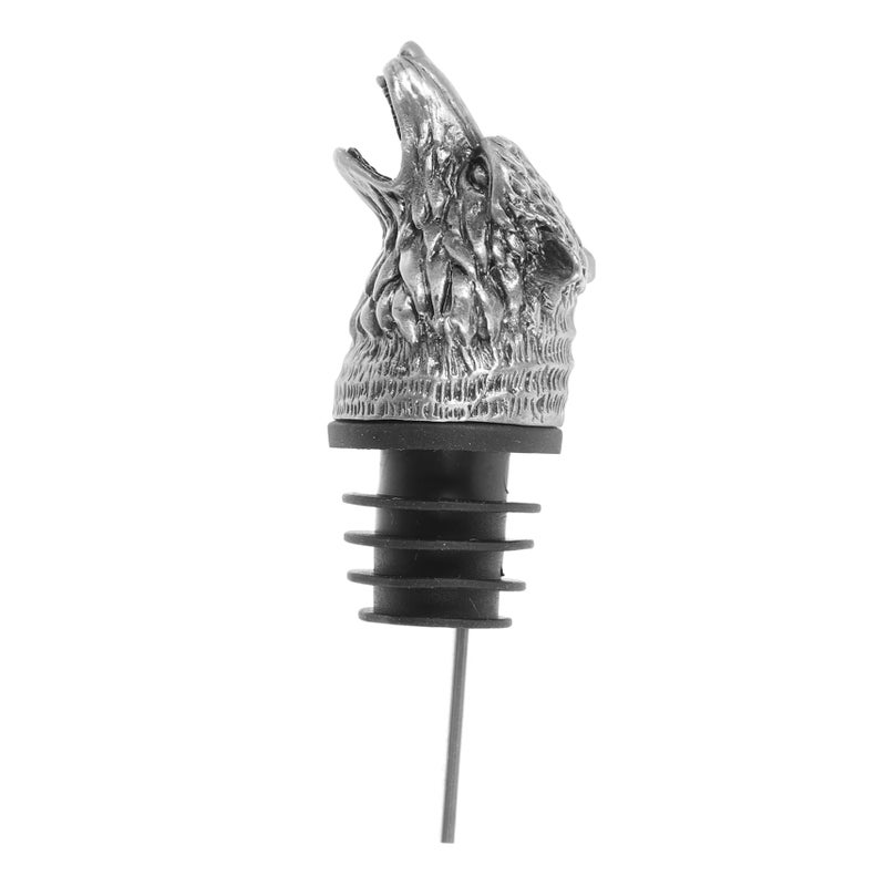 Metal Wolf Head Wine Pourer Aerator Alloy Spout Easy to Use for Parties - Image 2