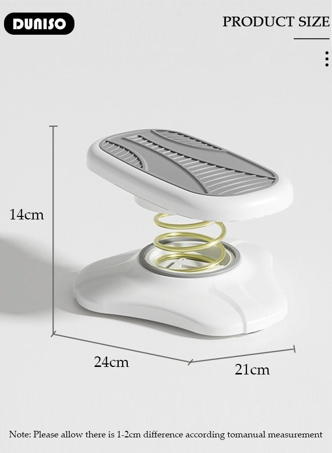 DUNISO Foot Rest for Under Office, Multifunctional Sports Foot Pedal, Exercise footstool, Pooping Stool, Potty Squatty Stool for Adults, Anti Slip Toilet Feet Stool, Effectively Exercising The Legs and Abdomen (2 pcs) - Image 4