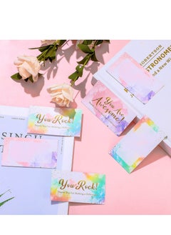 KASTWAVE Thank You Cards, You'Re Awesome Colorful Thank You Note Cards Recognition Postcards Children'S Reward Incentive Small Cards Suitable for Volunteers Nurses Doctors Teachers Students Etc. (200 Cards)  - Image 2