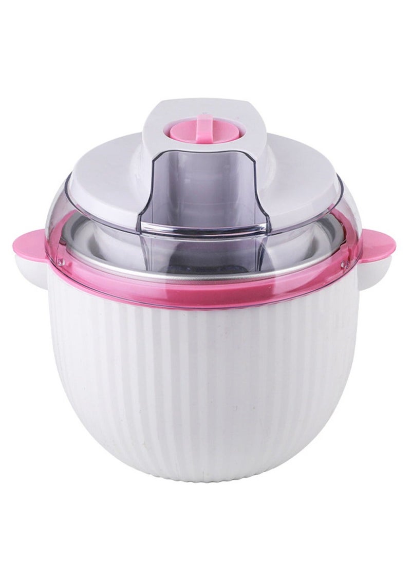 TDAO Electric Ice Cream Machine, DIY Home Ice Cream Maker for Homemade Gelato, Sorbet, Frozen Yogurt, Built-In Ingredient Chute, Easy to Clean and Store 1.65L - Image 1