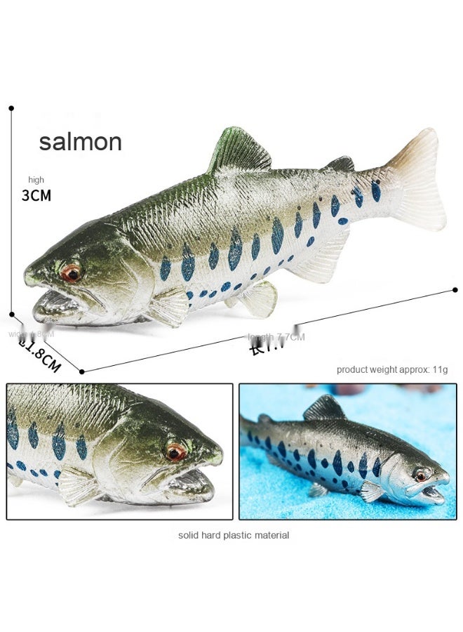NIBEMINENT Children's Realistic Large Mouth Bass Model Toy