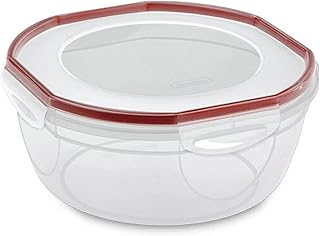 Sterilite Sterilite Rocket Red Ultra Seal Latching Bowl, 4.7 Quart  - Image 1