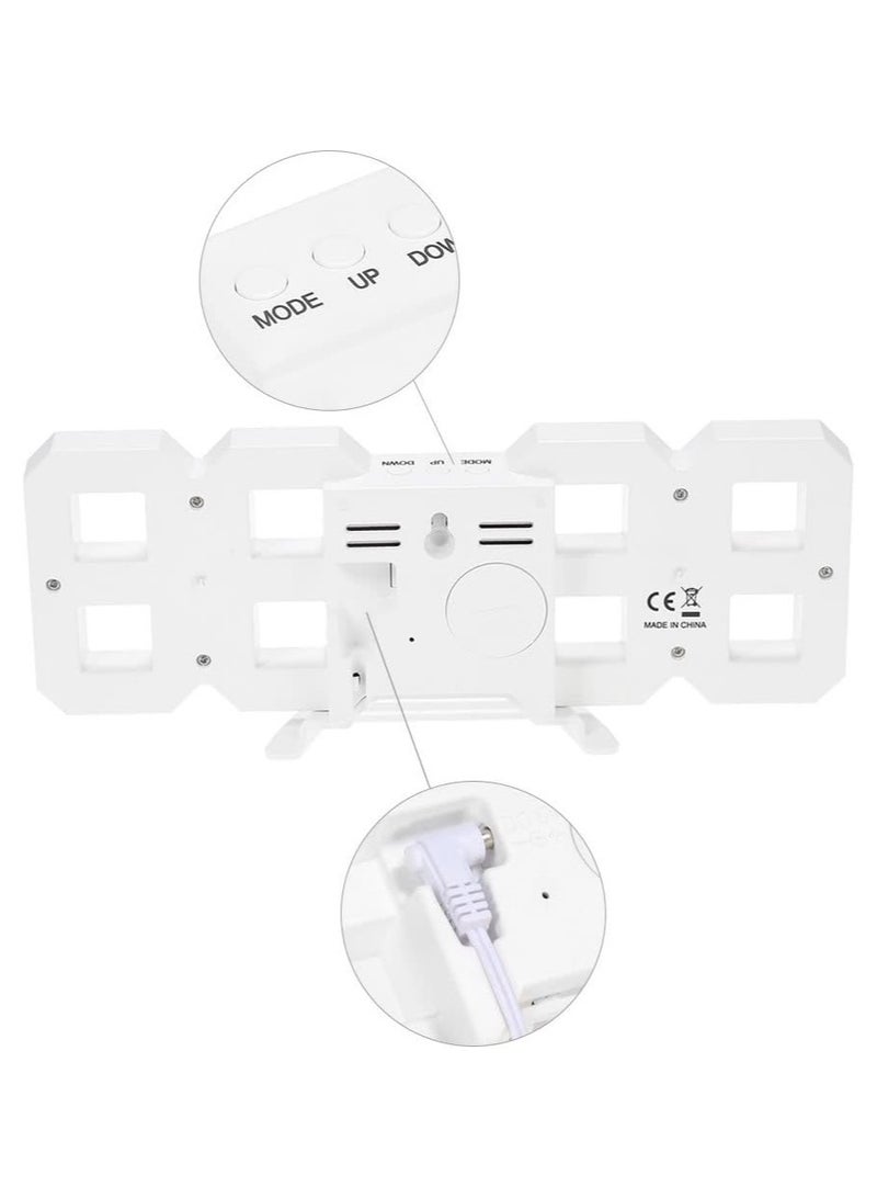 عام ساعة بلاستيك رقمي متعدد الألوان - Image 2
