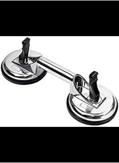 Glass Suction Cups Lifter, Heavy Duty Aluminum Double Vacuum Handle Glasses Tile Lifter Puller Gripper Plate/Pad (clarke with certificate)