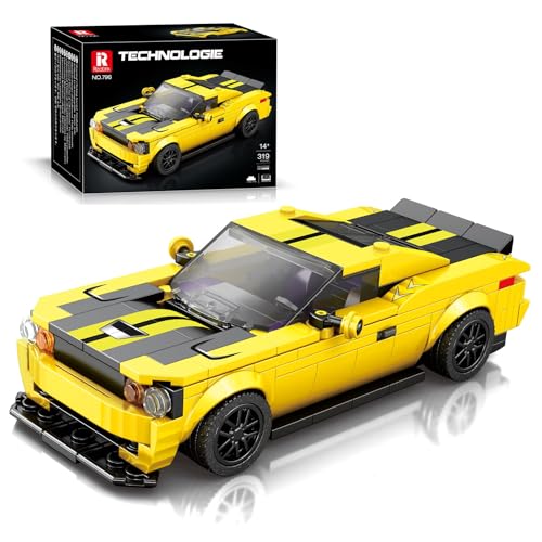 IBLOTIME Speed Champions Sports Cars 336 PCS 124 MuscleStyle Race Car Model Kit Creative Buildable Racing Car Toy for Teens 14 and Adults Fun to Assemble and Display - Image 1