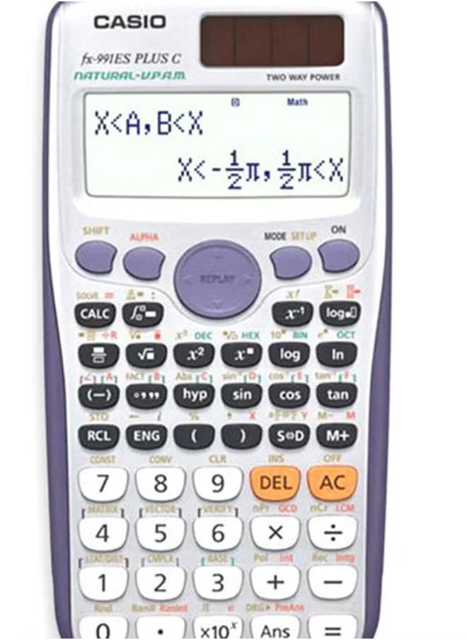 Generic - Natural UPAM Digital Scientific Calculator fx-991ES Plus C Grey - Image 1