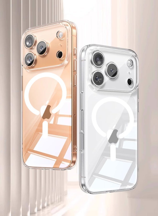 Raxoom iPhone 17 Pro Max Case Full-coverage Phone Case Military-Grade Drop Protection iPhone 17 Pro Max [Non-Yellowing][Reinforced Corners] Wear-resistant Anti Scratch And Fingerprint 17 Pro Max Case Ultra Slim Extra Raised Edge Clear - Image 2