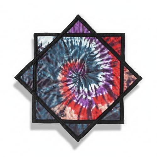 YangkoStar 24 Flow Star 330g Balanced ProWeight Flowstar Spinning Cloth for All Skill Levels Easy to Spin Do Tricks Flow Toy for Juggling EDM Festival Rave Party Cosmic Flow - Image 1