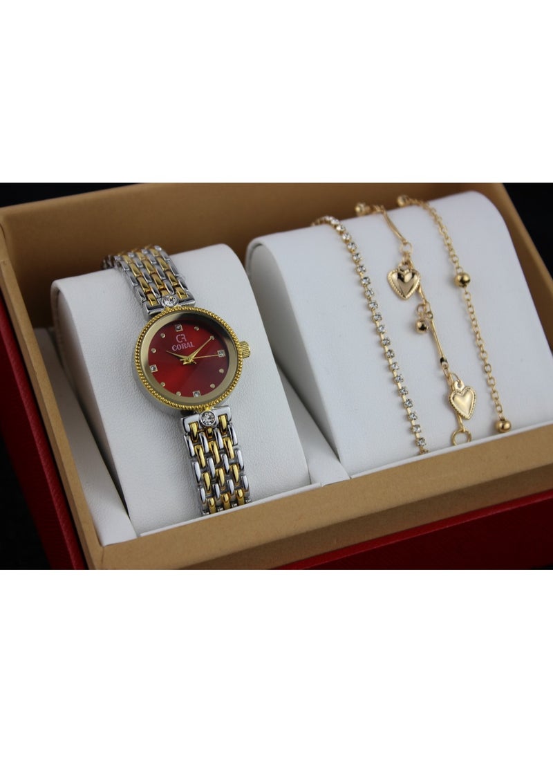 Reclaim with Argireline Women's evening watch set 