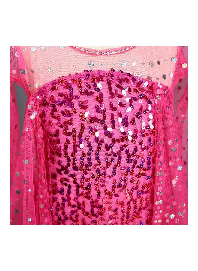 NIBEMINENT Girls Princess Dresses Ltle Girl Elsa Mopping Halloween - Image 4