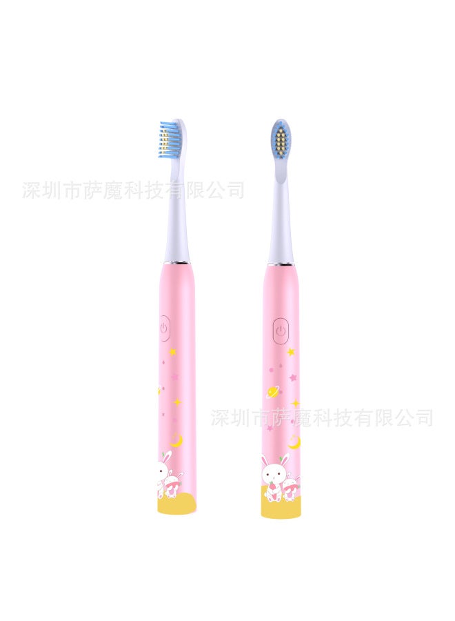 Oem Pattern Customization Children's Usb Rechargeable Small Fully Automatic Children's Electric Toothbrush With Hollow Cup Sonic Technology
