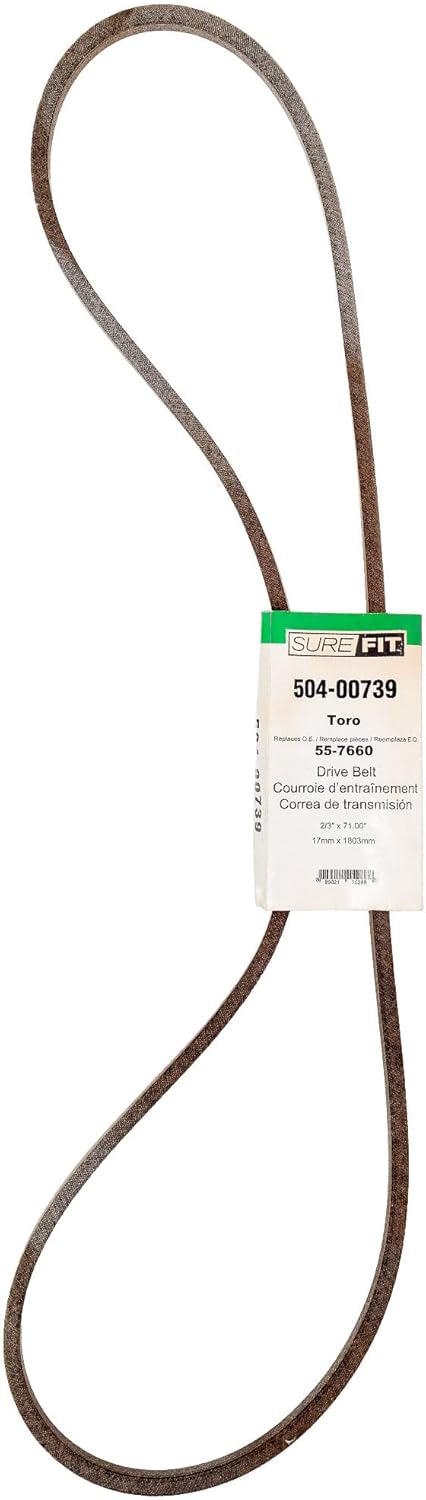Surefit SureFit Drive Belt Replacement for Toro 557660 36 52 Deck MidSize ProLine Gear Lawn Mowers  - Image 1