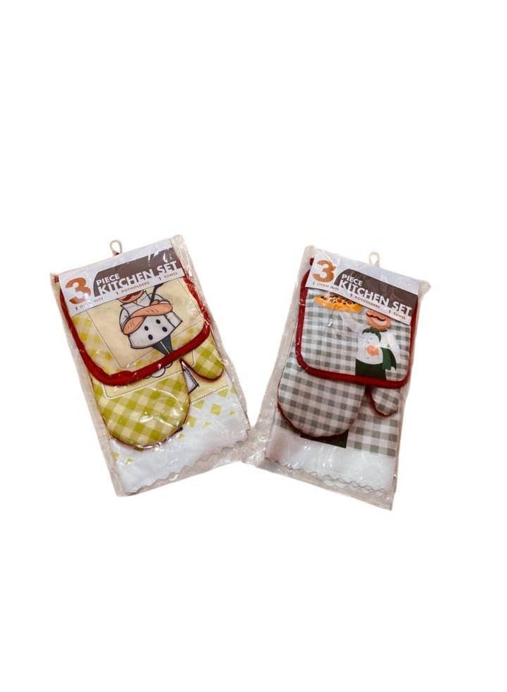 Chef Kitchen Gloves - High Heat Resistant for Perfect Protection (3 Pieces)  - Image 2
