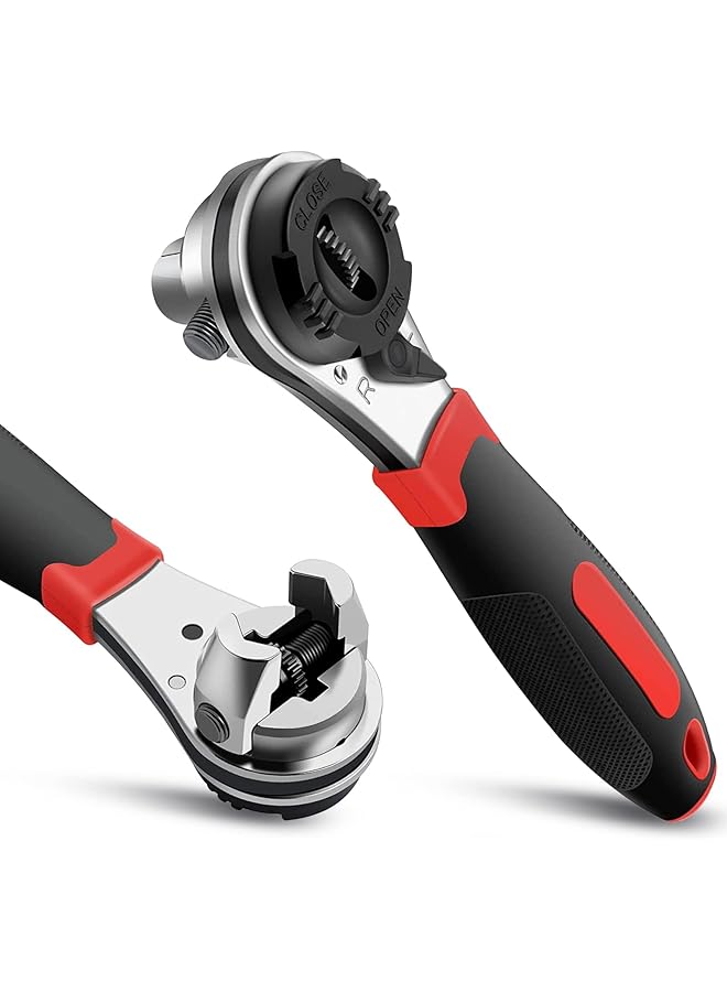 PROMASS مفتاح ربط قابل للتعديل، مفتاح ربط مضاد للصدأ لبراغي 6-22 مم، مجموعة مفاتيح قابلة للتعديل غير قابلة للانزلاق، أداة يدوية متينة للاستخدام المتنوع - Image 1