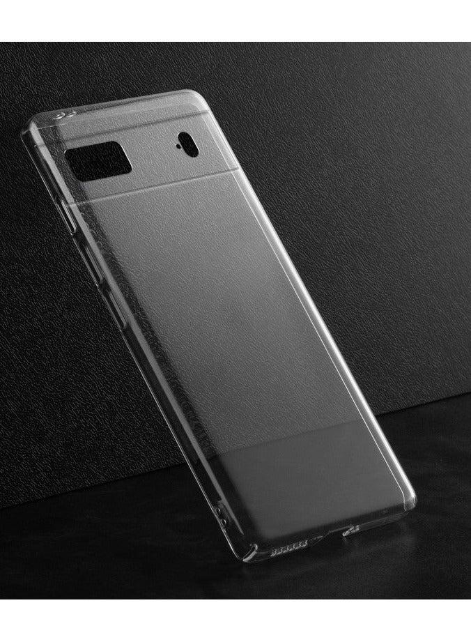Crystal Clear Transparent Phone Case Google Pixel 6 – Slim Ulta Thin Hard TPU Shockproof Cover, Anti-Yellowing Crystal Clear Protective Back Case with Camera Protection - Image 3