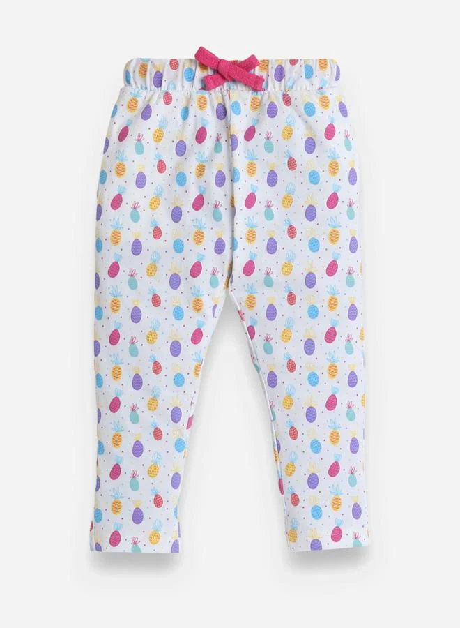 victor and jane Graphic Print T-Shirt and All-Over Printed Pyjama Set