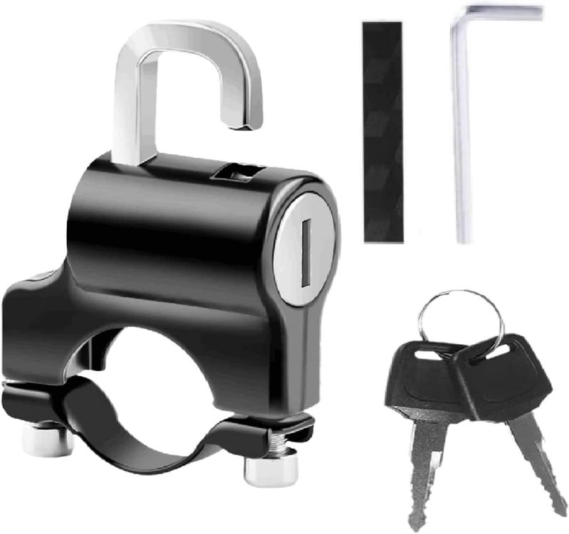 cheekyglo Multifunctional Motorcycle Helmet Lock, 2023 New Universal Motorcycle Helmet Lock - Motorcycle Helmet Lock, Anti-Theft Motorcycle Helmet Lock for Motorbike/Bike (3) 3 - Image 1