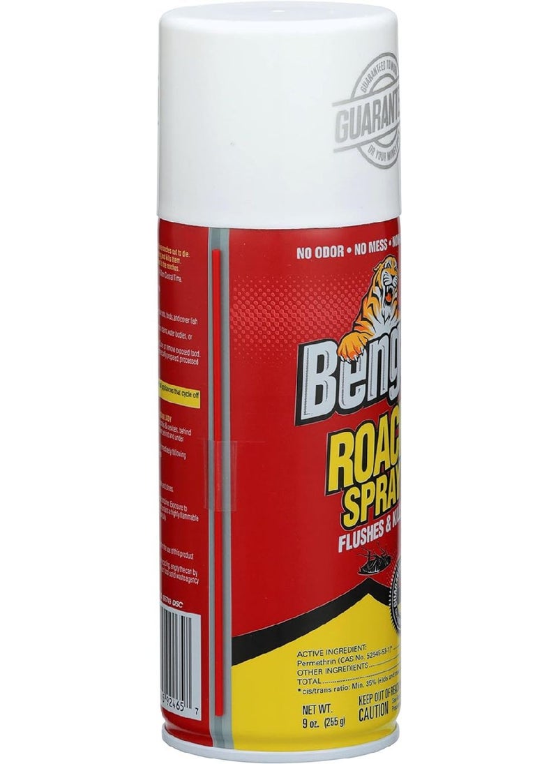 Bengal Ant & Roach Killer Aerosol Spray 9 Oz Fast Acting Insect Killer Spray Kills Ants and Cockroaches No Odor Non Staining Indoor Pest Control for Kitchen Bathroom Home Use - Image 5