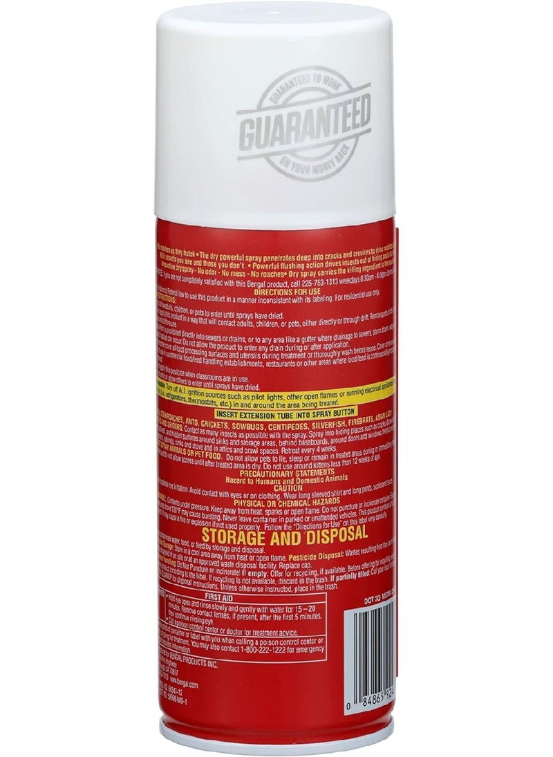 Bengal Ant & Roach Killer Aerosol Spray 9 Oz Fast Acting Insect Killer Spray Kills Ants and Cockroaches No Odor Non Staining Indoor Pest Control for Kitchen Bathroom Home Use - Image 4