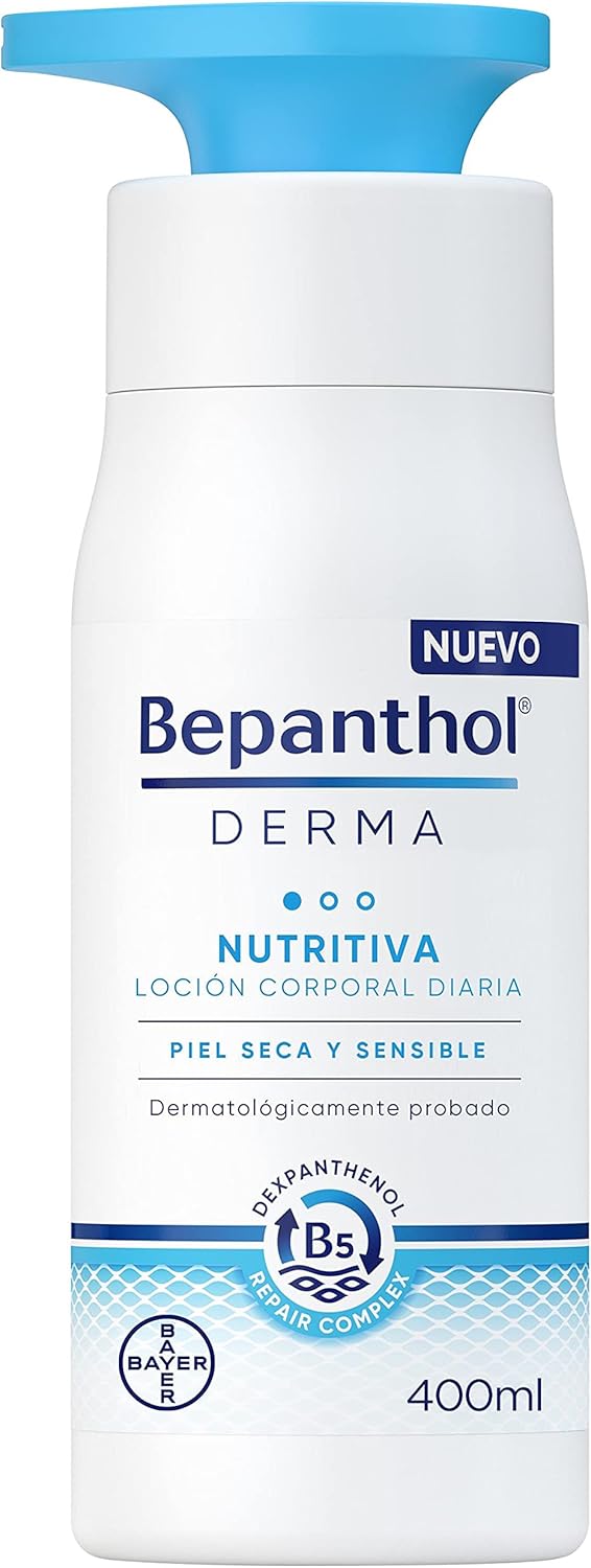 Bepanthol Derma Nourishing Body Lotion Instant and Lasting Moisturisation for Dry and Sensitive Skin Daily Use 400 ml