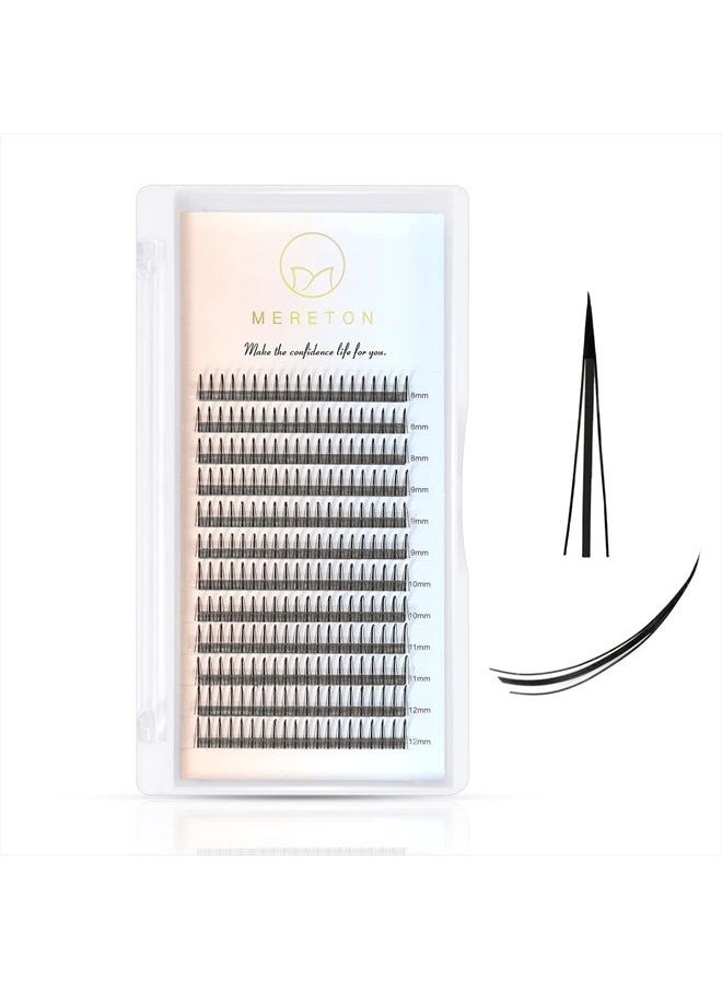 Cluster Lash Extensions C curl 8-12mm Mixd Single lashes natural look A Shape False lashes fairy eyelashes individual (A Shape 0.07 C Mix 8-12)