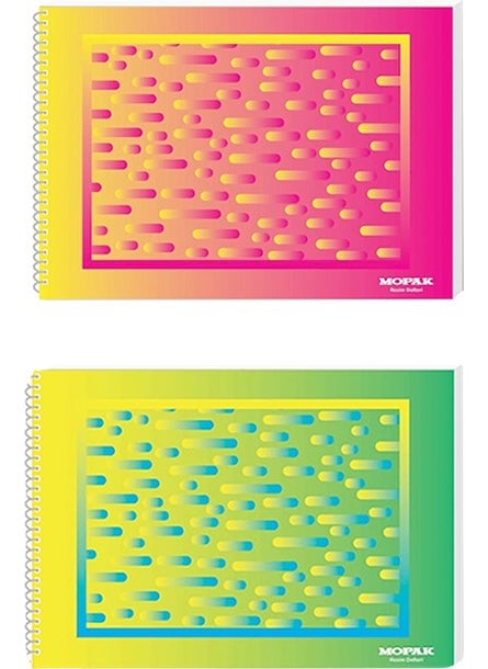 Mopak Drawing Book 30 Sheets 120 gr 25 x 35 cm Set of 2 