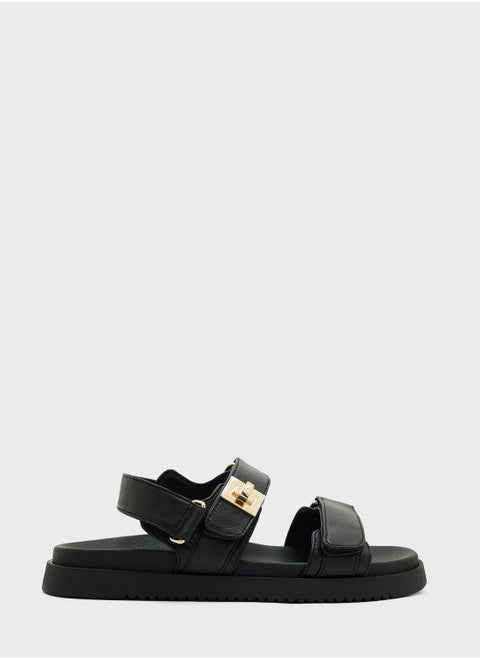 Multi Strap Flat Sandals