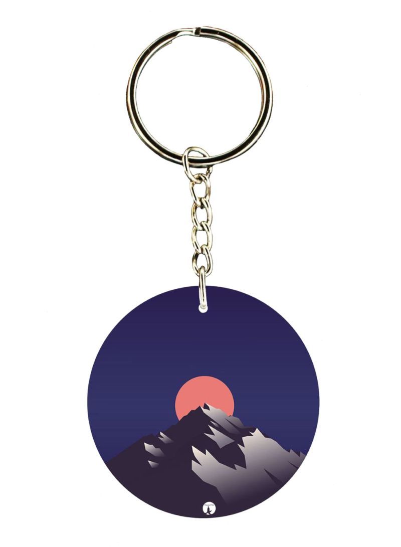RKN Mountain Printed Keychain