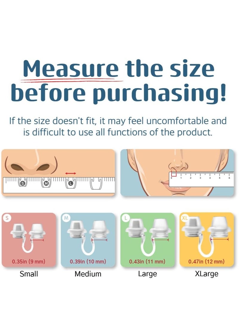 Airlab NOSE MASK Nose Air Clean 7 (High End Type) Reusable Breathable Nasal Plugs, Air Filtration for Dust, Pollution, Block Cold Air, 3EA, Small - Image 2