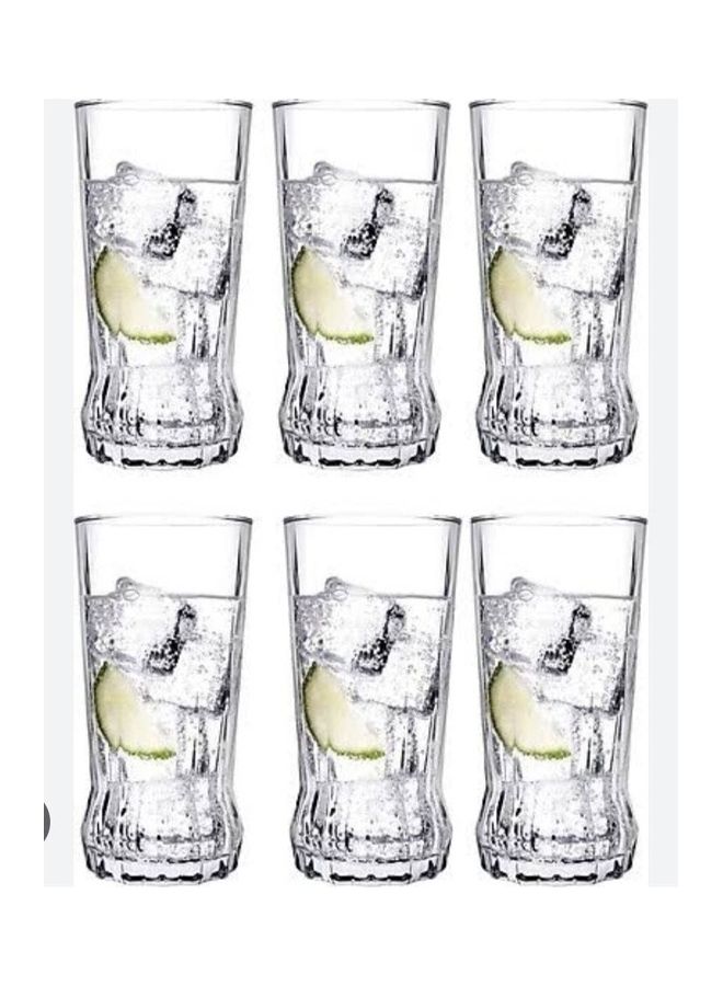 Pasabahce Set of 6 Juice Cups - Long Drink from Gaia - 285 ml - Turkish Origin Clear - Image 1