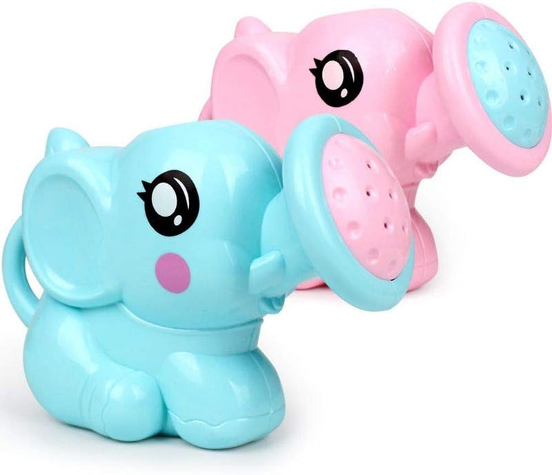 woobles Elephant Bath Toy Sprinkler for Toddlers | Educational Water Play Shower Toy for Kids, Baby Shower Gift, Non-Toxic ABS, 3M+ - Image 1