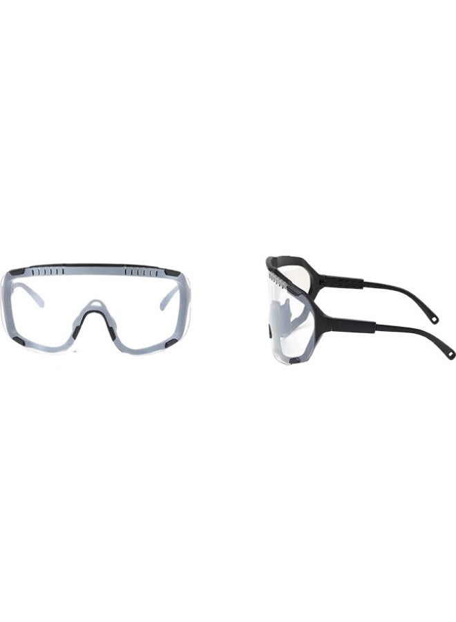 LOVECRAFT Color-Changing Cycling Glasses Day And Night Dual-Use 009195 - Sand Black Color-Changing Red Mercury Windproof Mountain Climbing Sunglasses Eye Protection Glasses - Image 1