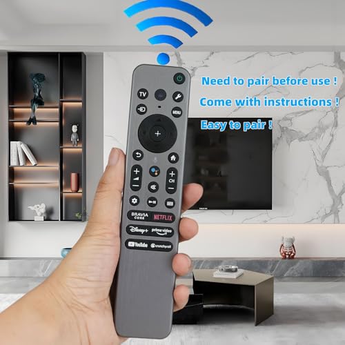 Kassionel Voice RMF-TX910U Backlit Replacement Remote Control for Sony Smart TV RMF-TX810U X77L X90L KD-43X77L KD50X77L KD-55X77L KD-65X77L KD-75X77L KD-85X77L XR-55X90L XR-65X90L XR-75X90L XR-85X90L XR-98X90L - Image 4