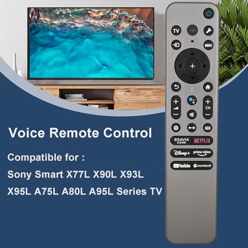 Kassionel Voice RMF-TX910U Backlit Replacement Remote Control for Sony Smart TV RMF-TX810U X77L X90L KD-43X77L KD50X77L KD-55X77L KD-65X77L KD-75X77L KD-85X77L XR-55X90L XR-65X90L XR-75X90L XR-85X90L XR-98X90L - Image 5