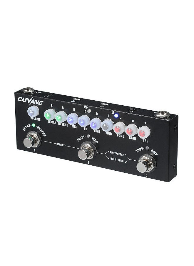 CUVAVE - CUVAVE CUBE BABY Portable Multifunctional Electric Guitar Combined Effect Pedal with Wireless Music Playback Phone Recording Audio Interface Function - Image 1