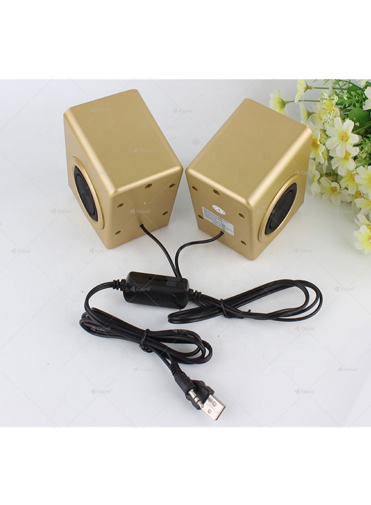 Kisonli Adjustable Volume Control USB 2.0 T-007 Sound Speaker 2.5 Inch Woofer Full Range Speaker - Image 3