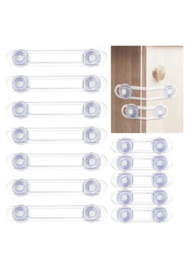 15 Pack Multi-Use Adhesive Straps Locks - Childproofing Baby Proofing Cabinet Latches for Drawers, Fridge, Dishwasher, Toilet Seat, Cupboard, Oven, Trash Can, No Drilling Required. (10+5) - pzsku/ZCCFEBDE8445C16123277Z/45/_/1727165161/5b539807-34cf-4062-9500-037b6bcfb2d6