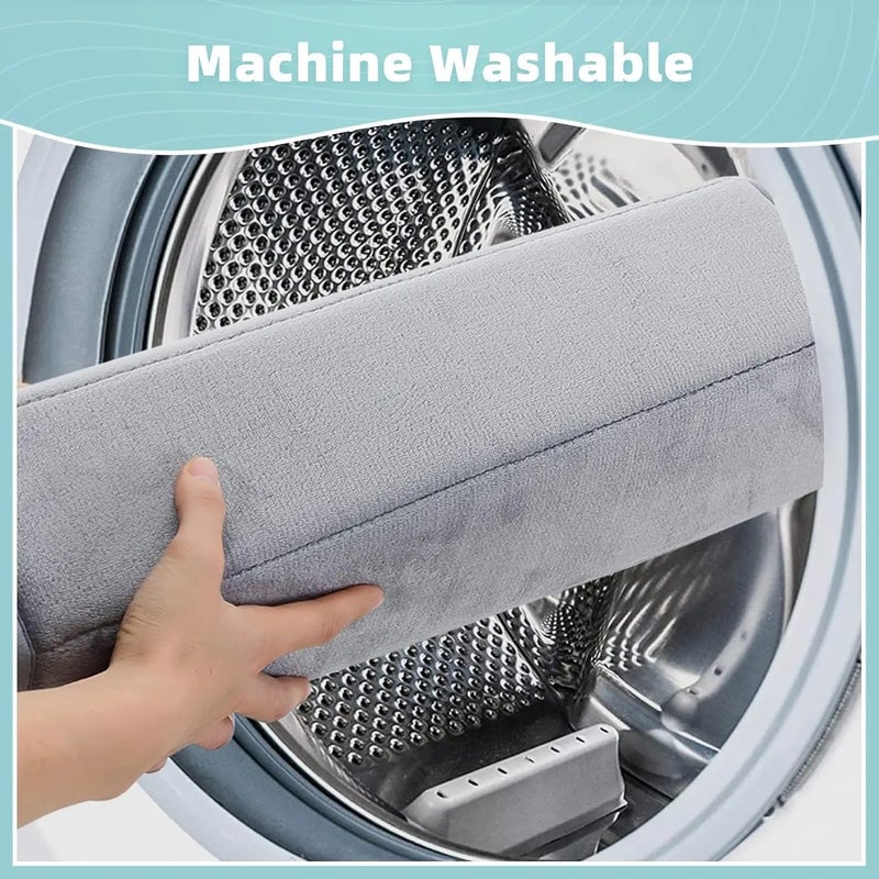 Y&D 3-Piece Modern Luxury Microfiber Memory Foam Bath Mat Set - Ultra Absorbent Bathroom Rugs Toilet Contour Mat & Area Rugs - Non-Slip & Machine Washable - Image 4