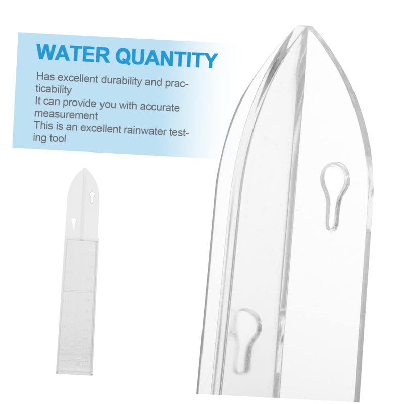 3Pcs Plastic Rain Gauge Outdoor Accurate Measurement Tool Easy to Read for Garden Lawn - Image 3