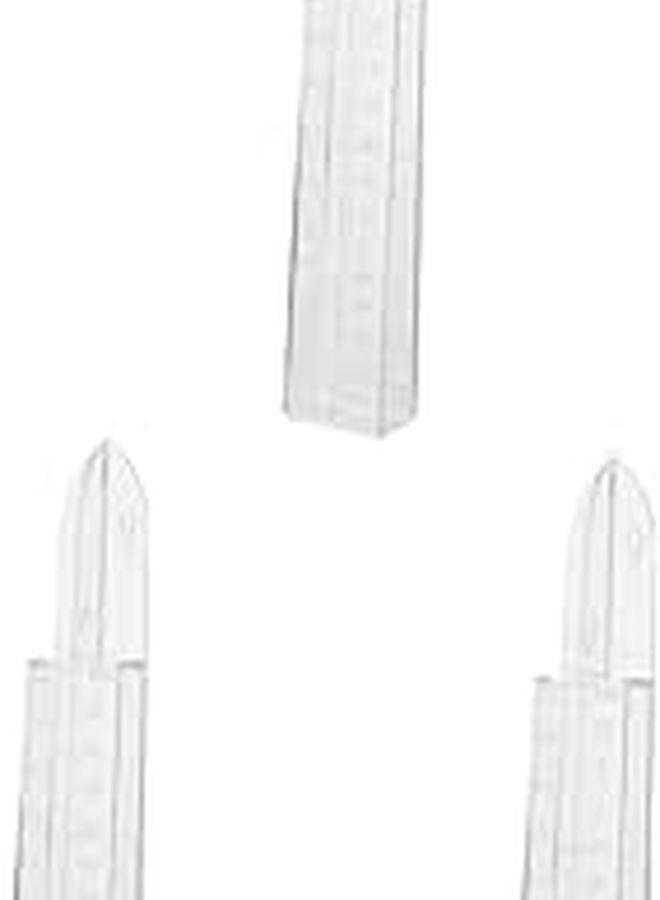 3Pcs Plastic Rain Gauge Outdoor Accurate Measurement Tool Easy to Read for Garden Lawn - Image 1