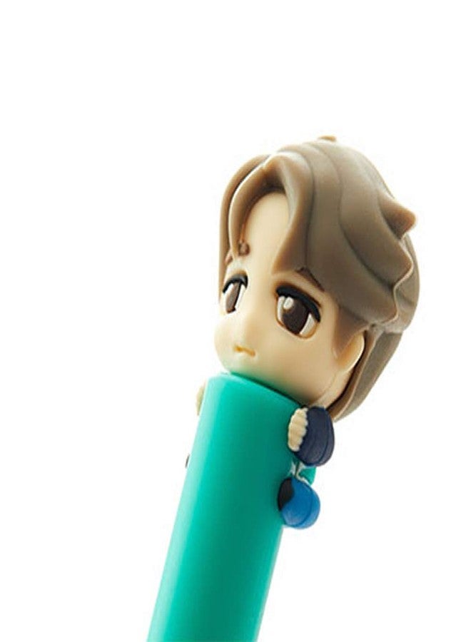 BTS [BTS Official Merchandise] Fans Gift - K-Pop Idols Goods - BTS Character Figure Toothbrush with Convenient Magnetic Holder (Jimin - Image 2