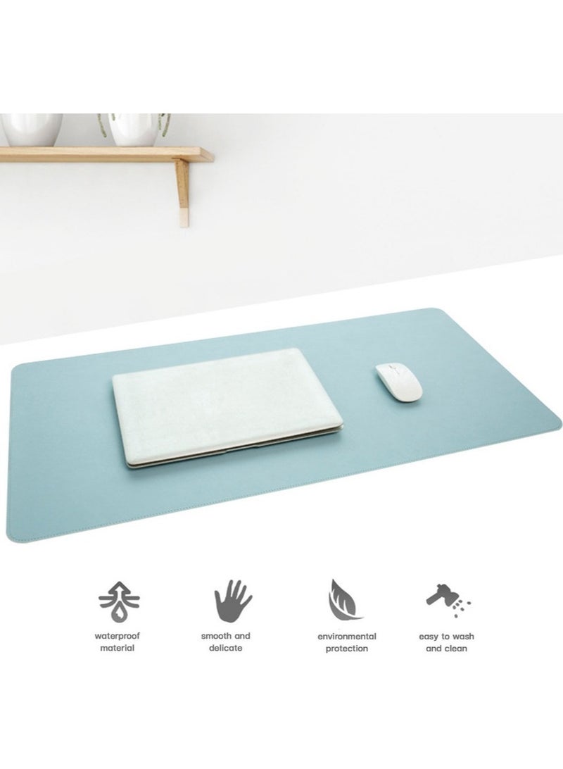 Black Mouse Pad – Waterproof PU Leather, Non-slip Base, Large Desk Mat for Office & Gaming - Image 5