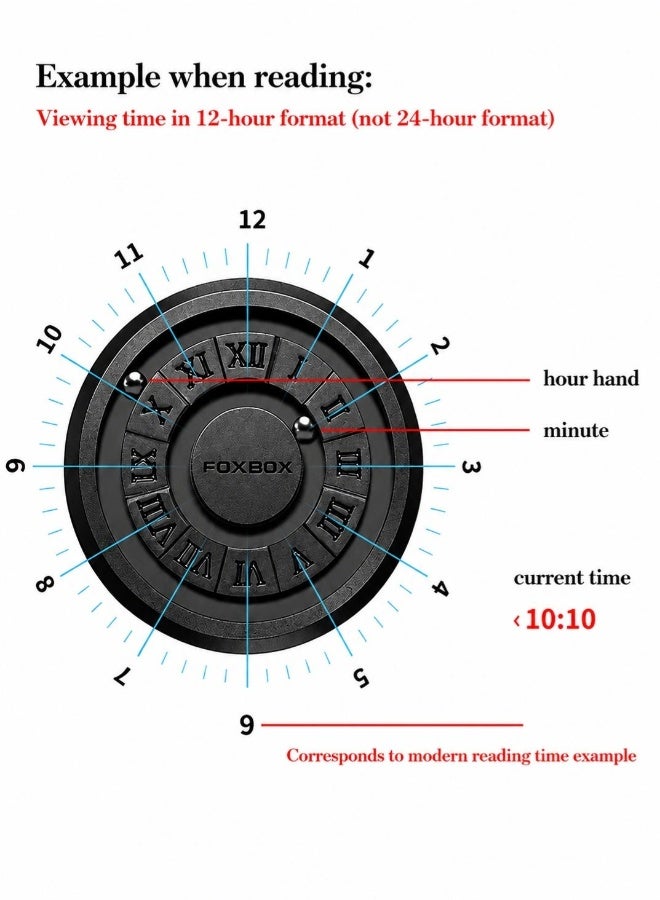 FOXBOX New Men's Creative Magnetic Scrolling Beads Quartz Watch for Men Waterproof watches - Image 5