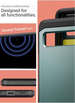 Spigen غطاء حماية Tough Armor لهاتف Google Pixel 6a (2022) مع رغوة شديدة التأثير - أخضر داكن  - Image 5
