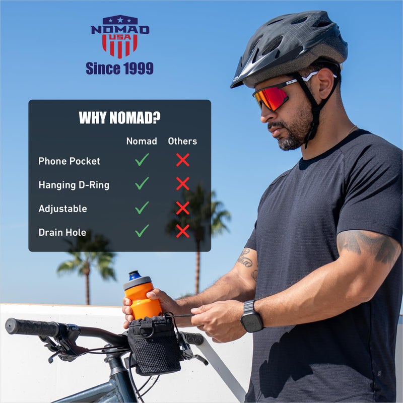 Nomad USA Universal Bike Cup Holder, Handlebar Drink Holder, Bottle Holder, Suitable for Road Bikes, Bicycles, and All (Black) - Image 5