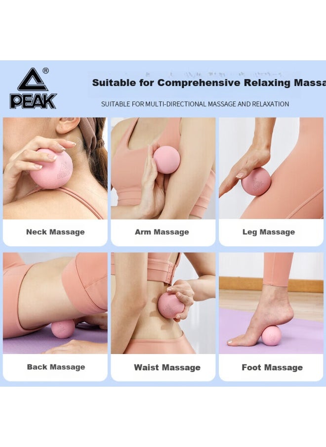 PEAK Peak Fascia Ball For Plantar Fasciitis, Back Muscle Relaxation, Rehabilitation Massage Ball For Wrist Training And Grip Strength - Purple  - Image 2