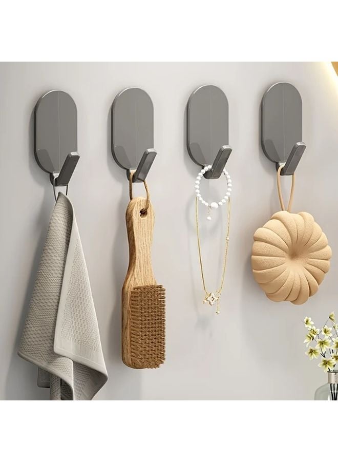 20 Pack Black Heavy Duty Adhesive Wall Hooks Lockable No Drill Mount For Bathroom - Image 2