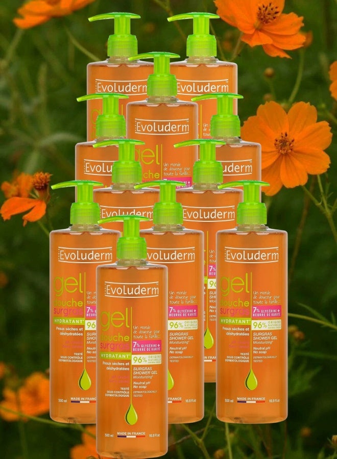 إيفو لوديرم 11 قطع جل الاستحمام المرطب بالسكر من إيفولوديرم 500مل - Image 1