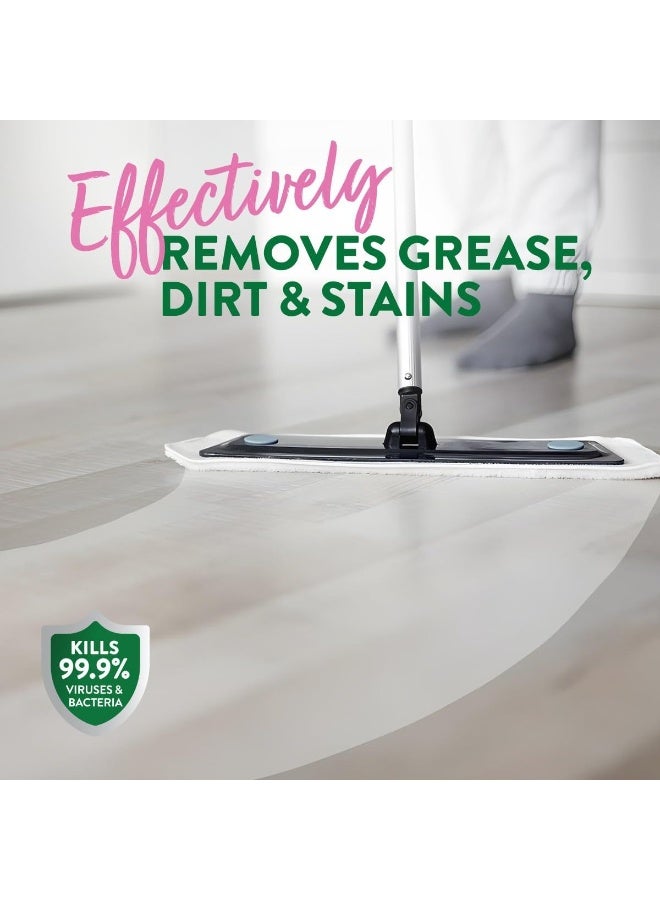 زوفلورا منظف ​​ومطهر مركز للأرضيات من زوفلورا برائحة الورد الساحر، فعالية 4 في 1، يقتل 99.9% من الجراثيم، 3 لتر - Image 3